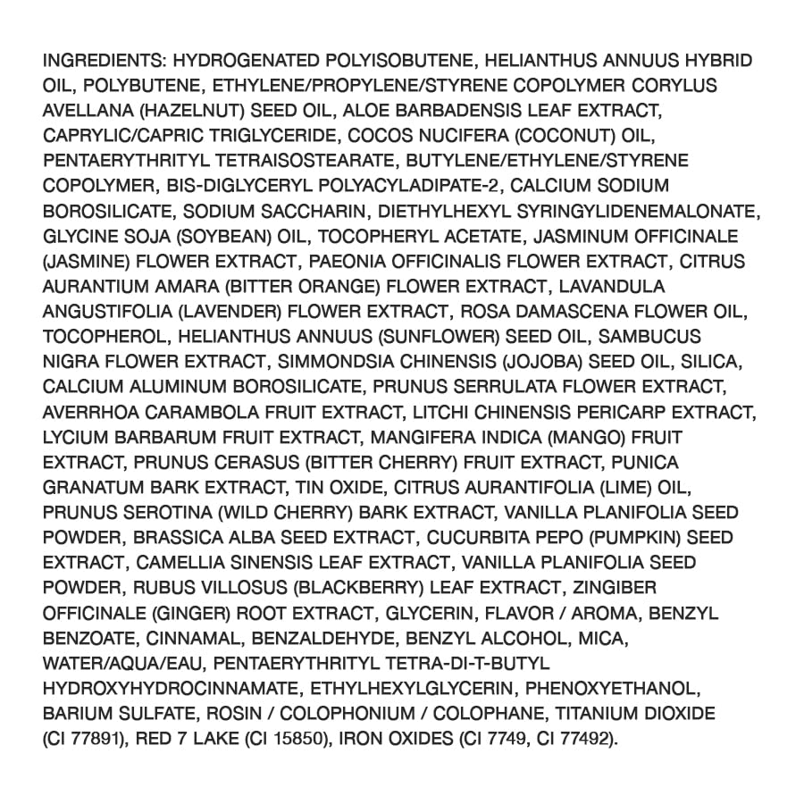 Milani Lip Oil with Vitamin E for Instant Hydration, Fruit Extract Infused Lip Treatment and Moisturizing Lip Gloss - Black Cherry Vanilla