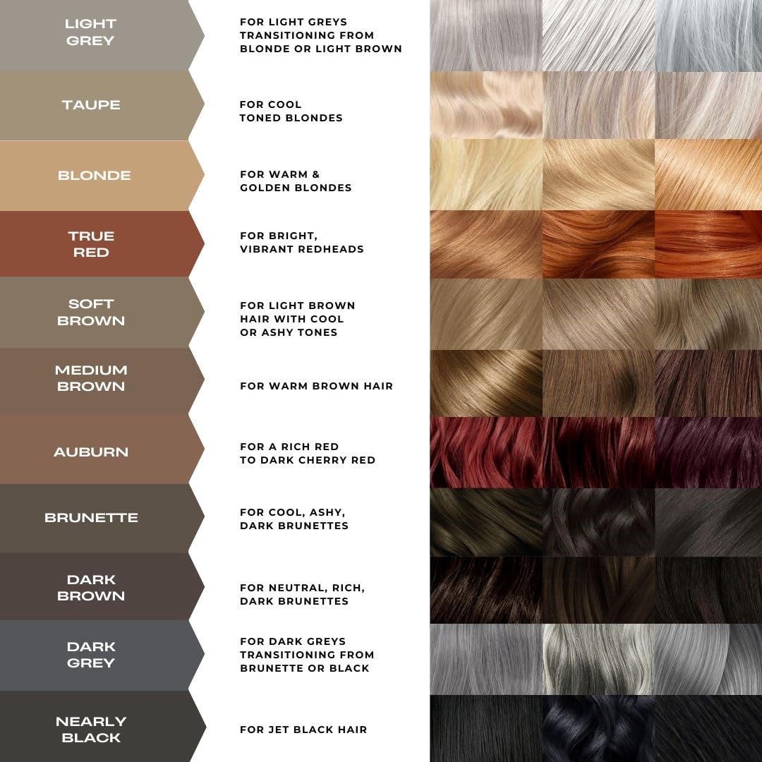 MADLUVV Brow Stamp Refill* - Color Stamp for Brows & Root Touch Up for Women & Men, Instantly Conceal Hair Loss, Grey Hair, Thinning Hair with Stain-Proof/Smudge-Proof Powder Formula (Brunette)