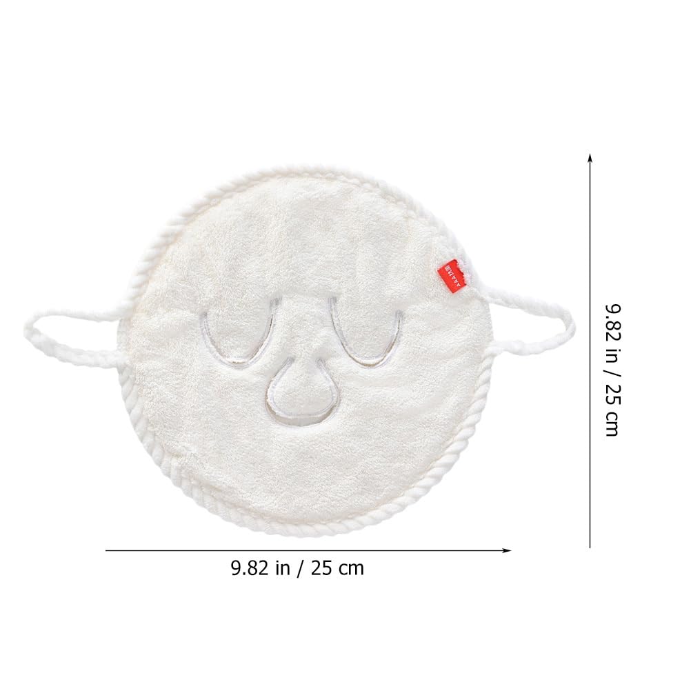 Beaupretty 2pcs Face Towel Mask Facial Steamer Towel Coral Fleece Moisturizing Warmers Hot Cold Mask Spa Skin Care Tool for Women Girls