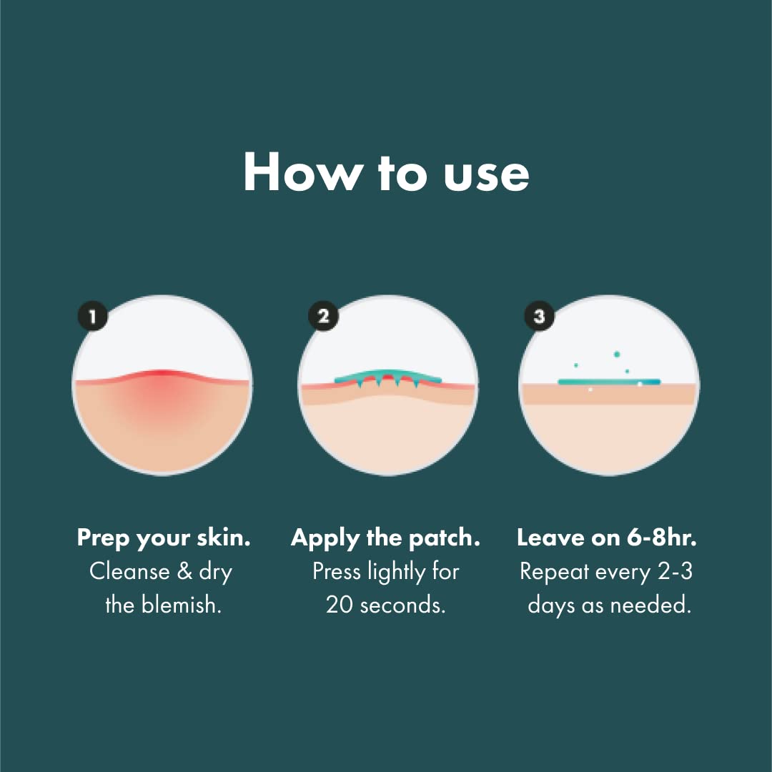 Mighty Patch Micropoint Large Hydrocolloid Pimple Patches for Face Blemishes from Hero Cosmetics, Acne Stickers for Early Stage Zits & Hidden Pimples, 395 Proprietary Micropoints, 8 Count