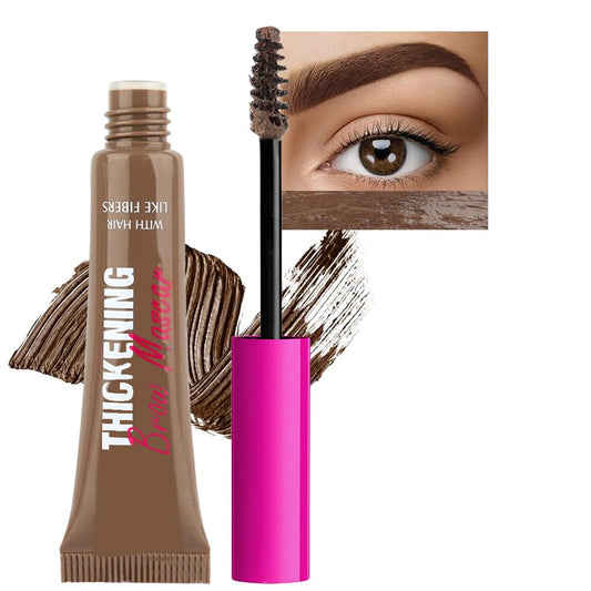 Kaely Thickening Brow Mascara,Tinted Eyebrow Gel Waterproof,Eyebrow Color Makeup,Brow Fast Sculpt,Vegan,Cruelty Free,maquillaje gel para cejas a prueba de agua,06 Brunette