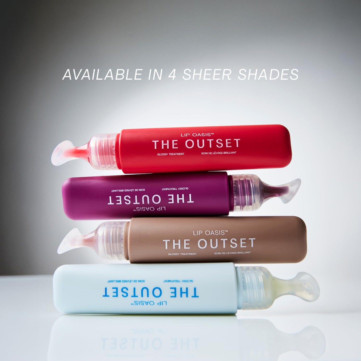 The Outset Lip Oasis Glossy Treatment | Skincare Essentials | Vegan | Gluten Free | Clean Beauty | Unisex for All Skin Types | Mirage | 0.3 oz