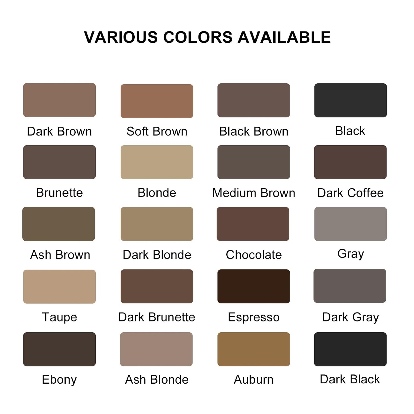 LAVONE Eyebrow Stamp Stencil Kit - Brow Stamp Trio Kit with Waterproof Eyebrow Pencil, Pomade, 20 Stencils, Dual-ended Brush and Sponge Applicator - Dark Brunette