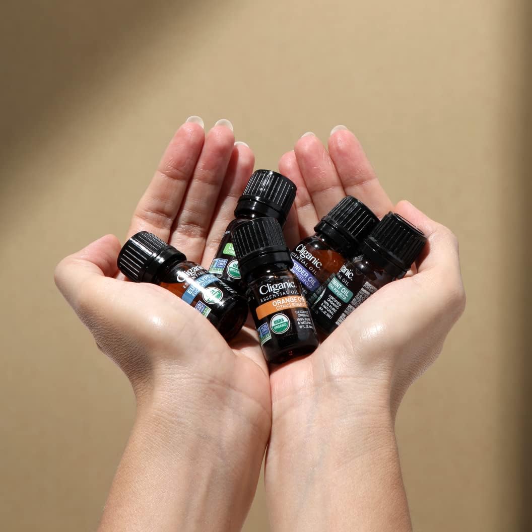 Cliganic Soothe Essential Oil Blend - Organic, Natural Aromatherapy Oil for Diffuser Steam Distilled | Non-GMO Verified