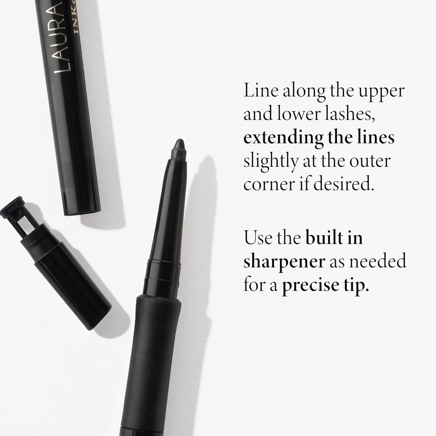 LAURA GELLER NEW YORK INKcredible Gel Eyeliner - Olive My Love - Waterproof Smudge-proof Eyeliner Pencil - Built in Sharpener