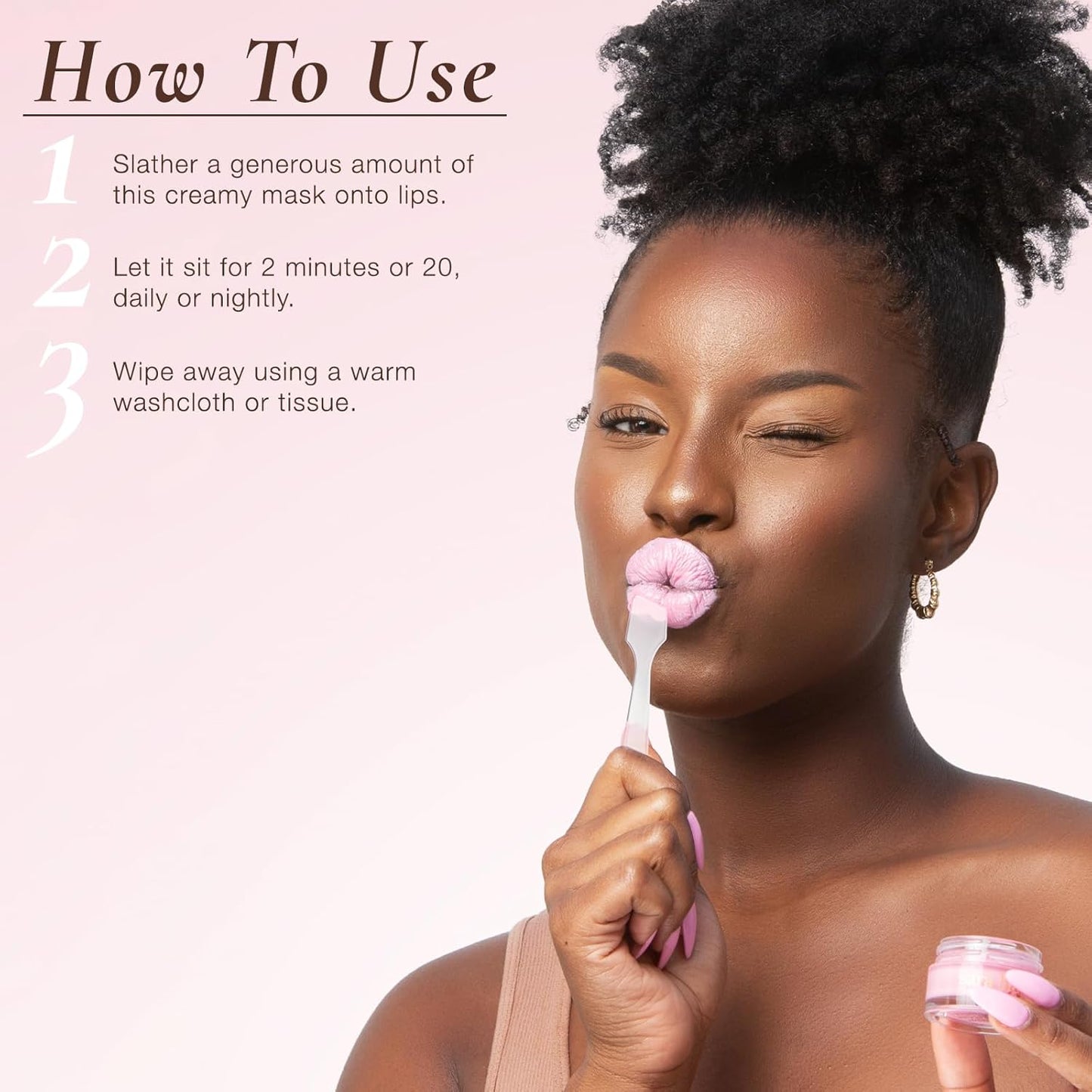 Sara Happ The Sweet Clay Lip Mask to Nourish, Restore, Renew and Regenerate Lips - Healing Bentonite Clay, Shea Butter, Soothing Natural Oils, 0.47 oz (2-Pack)