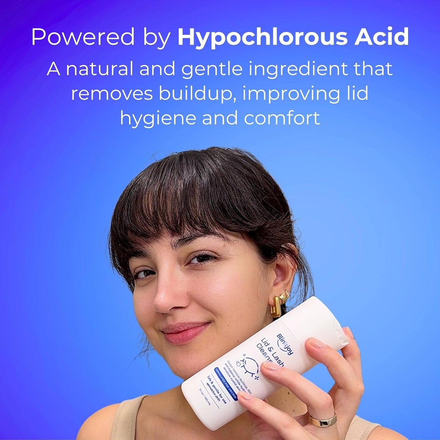 Lid & Lash Cleanser + Electric Eyelid Brush Bundle | Daily Eyelid and Lash Hygiene Kit for Dry Eyes, Demodex, Blepharitis, Makeup Removal