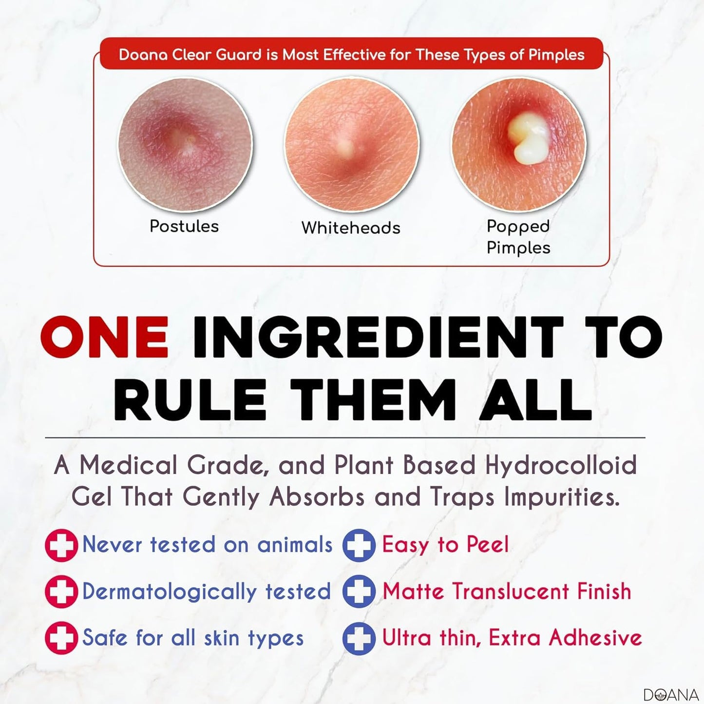 Korean Pimple Patches - 84 Count / Made in KOREA - Absorbing Hydrocolloid 3 Size Acne Patches for Blemishes. Zits Cover, Spot Stickers for Face and Body, Day and Night, Round Shape