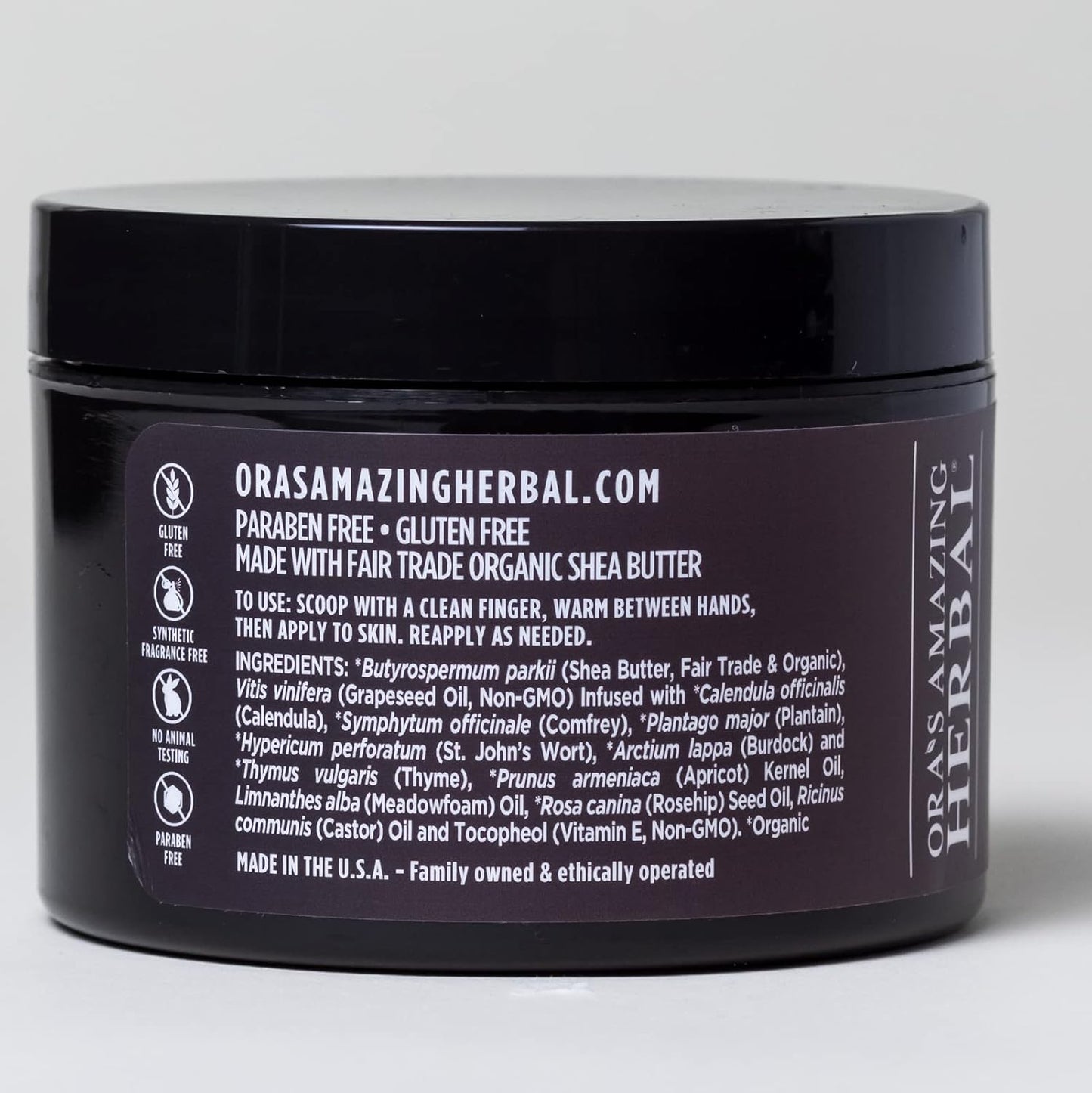 Ora's Amazing Herbal, Eczema Treatment, Touchy Skin Salve, Ultra Healing Body Butter, Organic Calendula for Skin, Herbal Salves, Unscented Skin Care