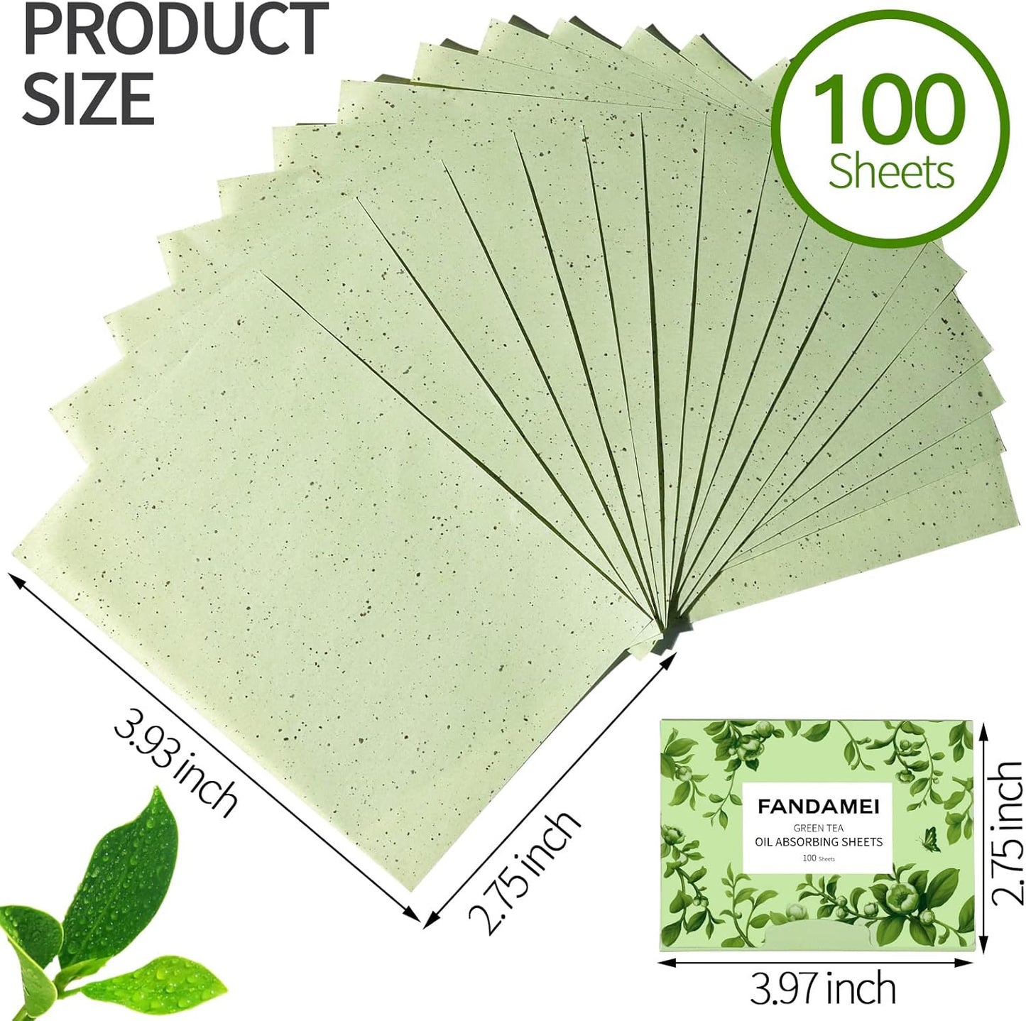 FANDAMEI Oil Blotting Sheets For Face, Oil Blotting Papers For Face, Blotting Paper for Oily Skin, Oil Control Film, Oil Absorbing Sheets For Face, Oil Absorbing Tissues, 200 Counts