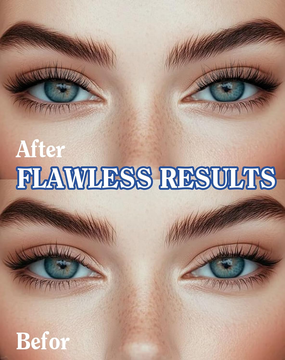 Lashes Wispy Natural Like Russian Eyelashes Everyday Flared Strip Eyelas Doll False Eyelash 7 Pairs F01